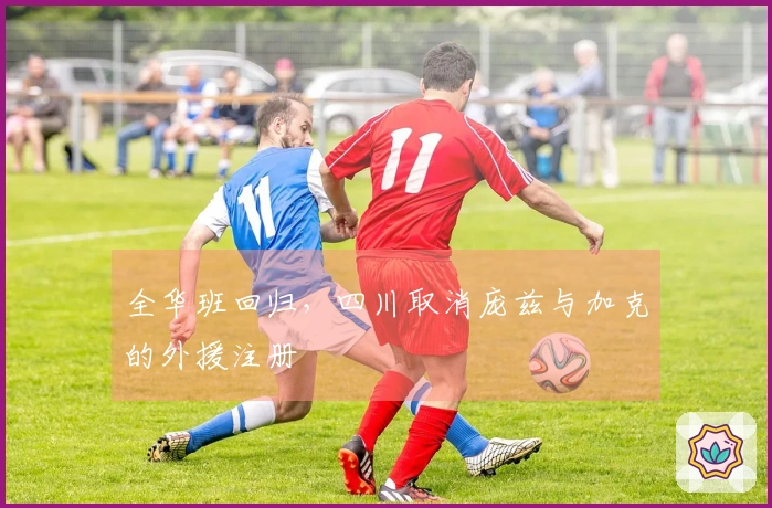 全华班回归，四川取消庞兹与加克的外援注册